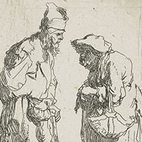 Beggar Man and Beggar Woman Conversing thumb.jpg